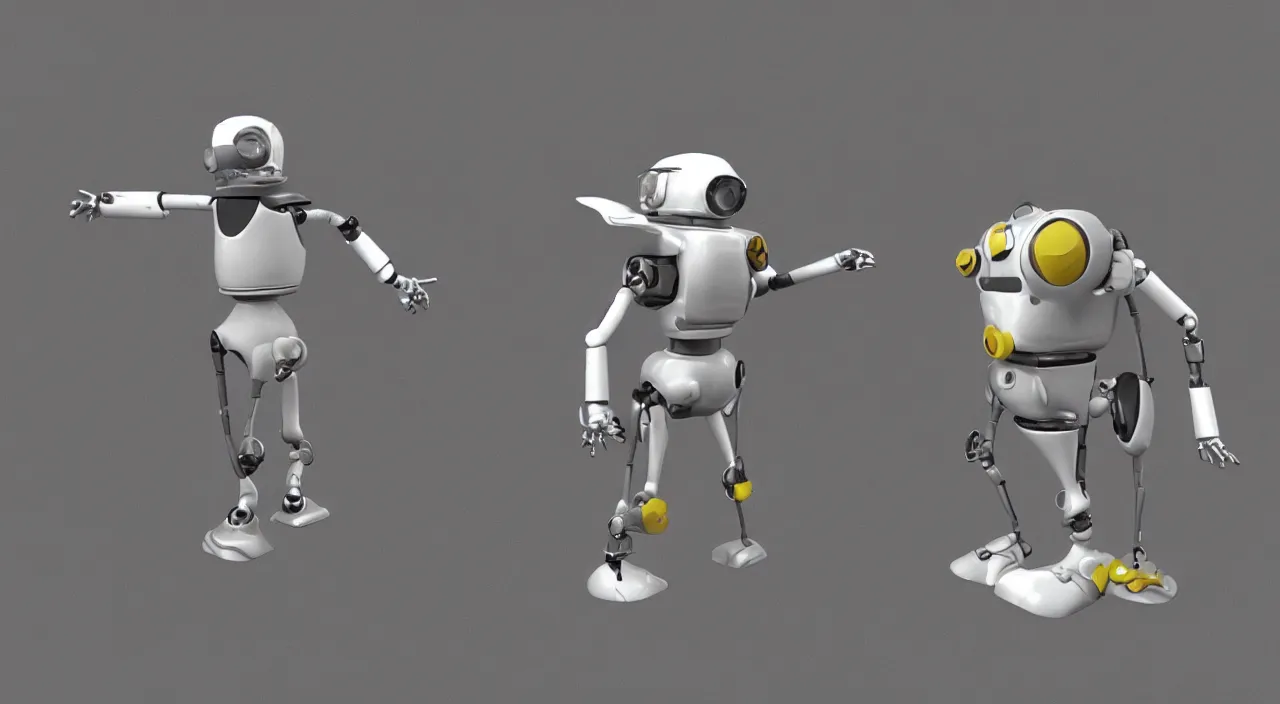 Prompt: mini flying detective robot in 1 9 8 0 s retro - futuristic style with no legs and no arms / realistic render, unreal engine