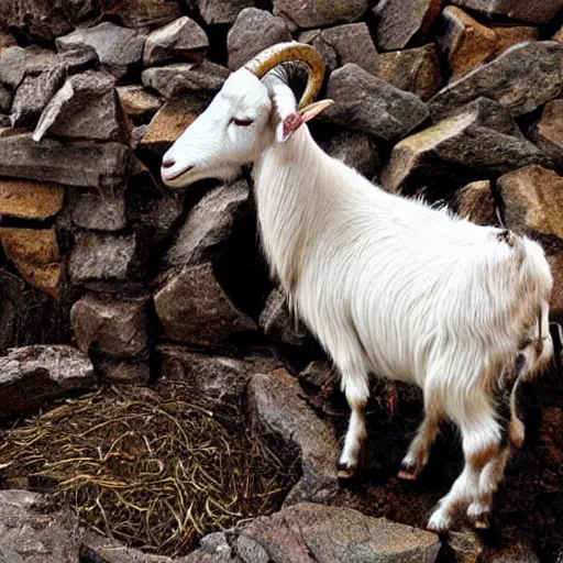 Prompt: heavy metal goat