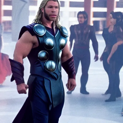 Prompt: john travolta as thor