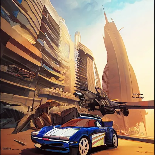 Image similar to gta : dubai by jesper ejsing