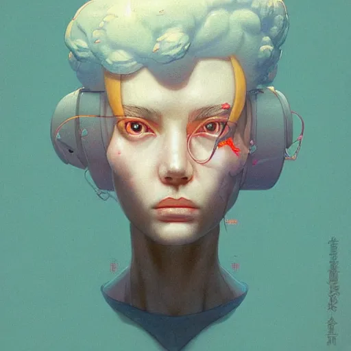 Image similar to prompt : soviet doomer portrait soft light painted by james jean and katsuhiro otomo and erik jones, inspired by akira anime, smooth face feature, intricate oil painting, high detail illustration, sharp high detail, manga and anime 1 9 9 9