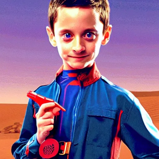 Prompt: elijah wood is THE GUY in spykids 3D