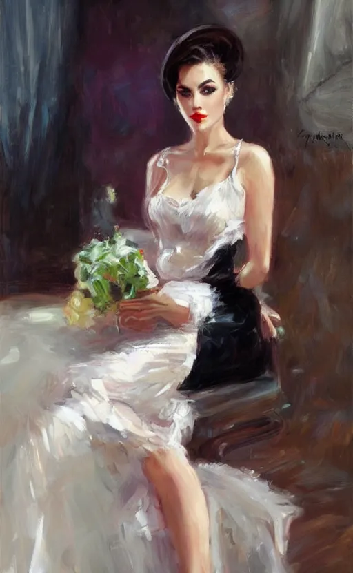 Prompt: Business woman. by Konstantin Razumov, horror scene, highly detailded