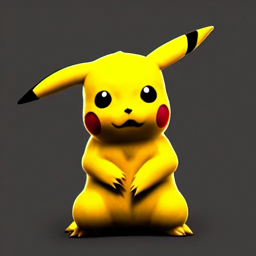 Image similar to photography of a realistic pikachu animal, ultra detailed, 8 k, cinematic lighting, natural background, trending on artstation, pokemon