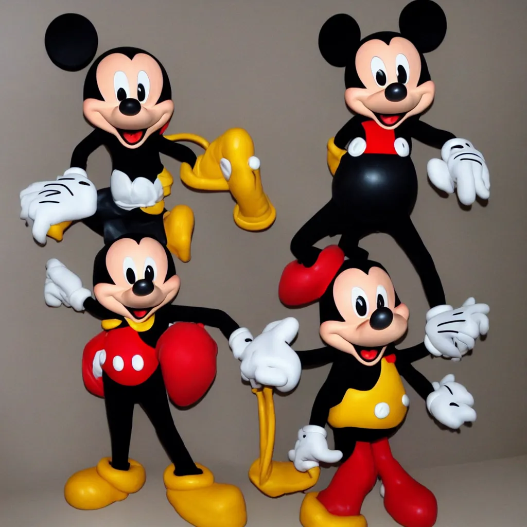 Image similar to mickey mouse & super mario hybrid