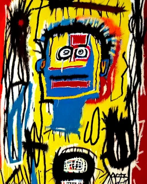 Prompt: a extremely ultra highly detailed majestic hi - res painting by jean - michel basquiat