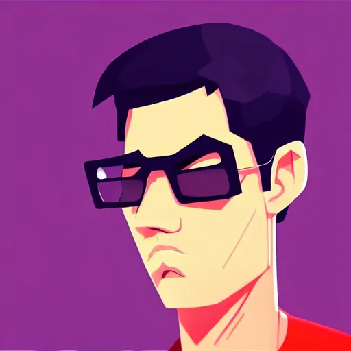 Image similar to 2 d character design, male rapper, vector art, digital art, portrait, 4 k, 8 k, sharp focus, smooth, illustration, concept art, music artist