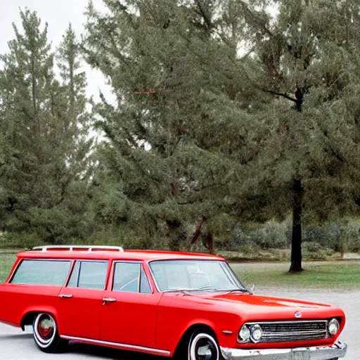 Prompt: 1965 9-passenger station wagon