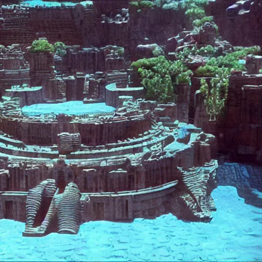 Prompt: The lost city of Atlantis, cinematic, 65mm panavision
