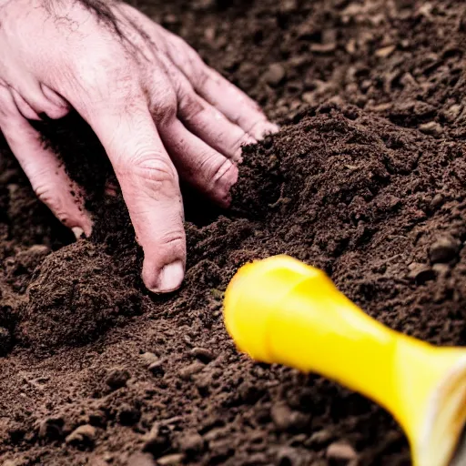 Image similar to man eating dirt