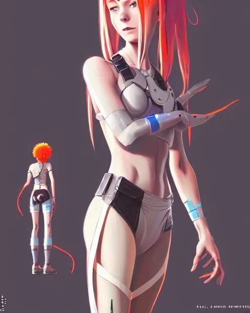 Prompt: full body shot of a beautiful lilu dallas, the fifth element concept art by saruei and guweiz and ilya kuvshinov, digital art, highly detailed, intricate, sharp focus, trending on artstation hq, deviantart, pinterest, unreal engine 5, 4 k uhd image