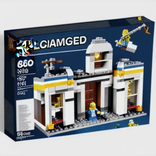 Prompt: lar - a - mago fbi raid lego set