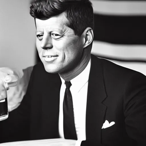 Prompt: John f. Kennedy in a Lincoln commercial, in the style of Matthew McConaughey, high detail, cinematic lighting