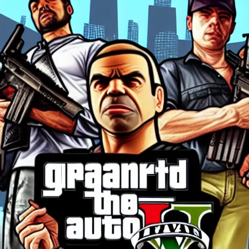 Image similar to grand theft auto game cover but everyone is ducks