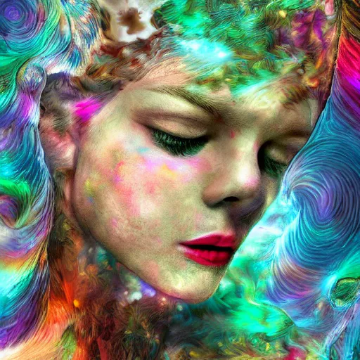 Prompt: dreams dreaming of dreams, digital art, highly detail, moving, beautiful