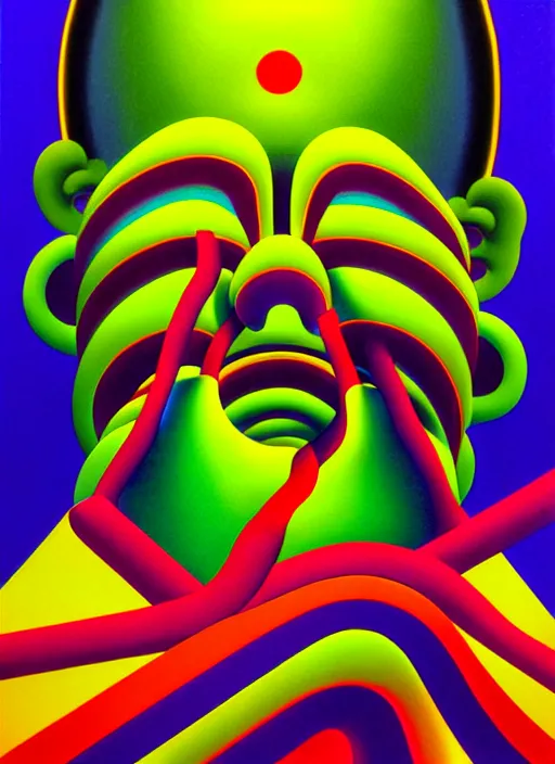 Image similar to evil person portrait by shusei nagaoka, kaws, david rudnick, airbrush on canvas, pastell colours, cell shaded, 8 k,