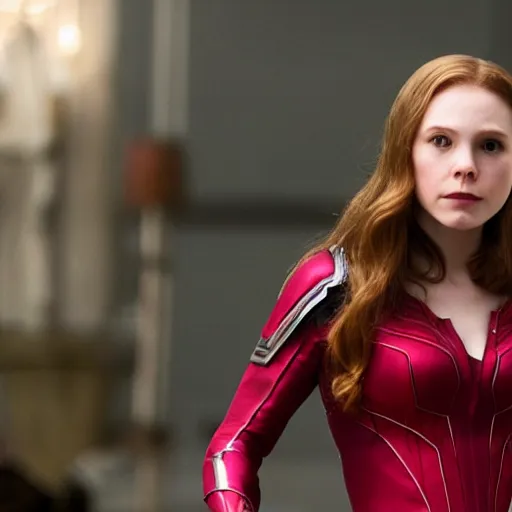 Image similar to Erin Moriarty as Scarlet Witch