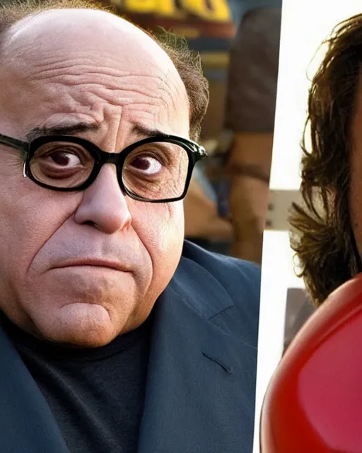 Prompt: danny devito as tony stark in iron man