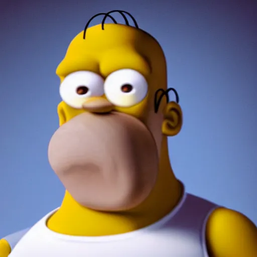 Prompt: Homer Simpson in real life, 4k, photoreal, photograph, realistic, highly detailed, award winning