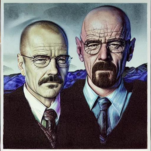 Image similar to breaking bad, alan lee