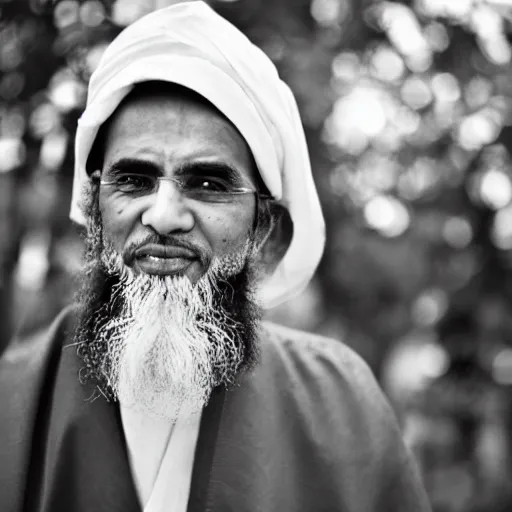 Image similar to a rare photo of the prophet muhammad. 5 0 mm lens, f 1. 8.