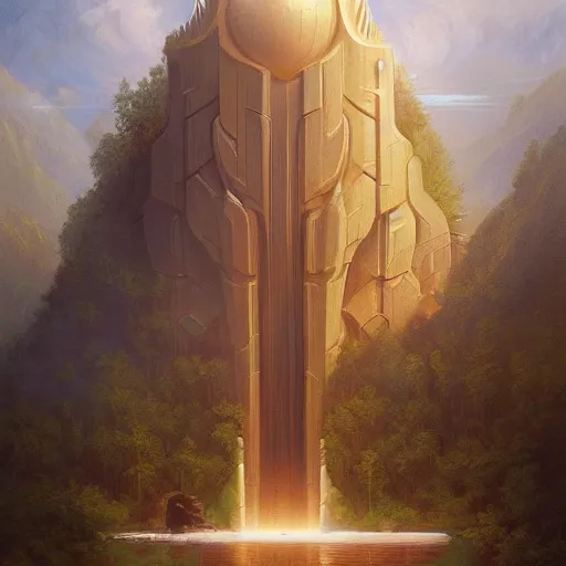 Prompt: a detailed painting by christophe vacher trending on cgsociety fantasy art tesseract, behance hd