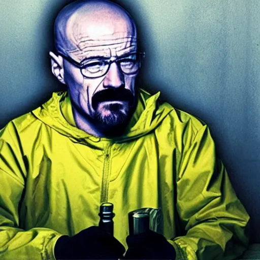 Image similar to Walter White but hes turned himself into a bee