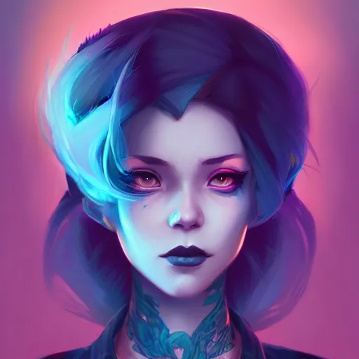 Image similar to a portrait of a beautiful punk, art by lois van baarle and loish and ross tran and rossdraws and sam yang and samdoesarts, digital art, highly detailed, intricate, sharp focus, Trending on Artstation HQ, deviantart, unreal engine 5, 4K UHD image