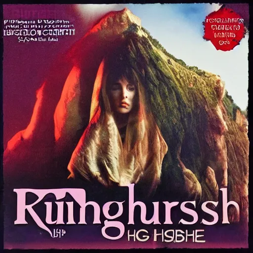 Prompt: Kate Bush Album Running up that hill, high resolution 4K HD