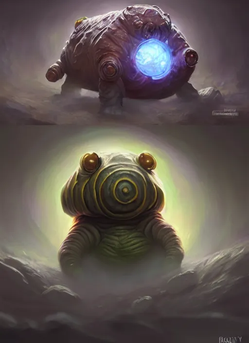 Image similar to a _ fantasy _ style _ portrait _ painting _ of a tardigrade, rpg dnd oil _ painting _ unreal _ 5 _ daz. _ rpg _ portrait _ extremely _ detailed _ artgerm _ greg _ rutkowski _ greg