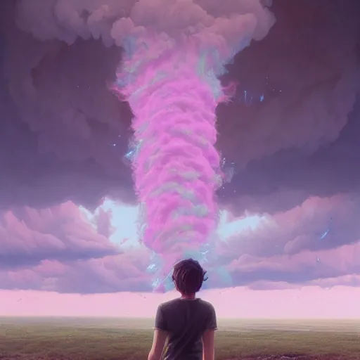 Prompt: highly detailed surreal vfx portrait of a tornado made out of pastel cubes, stephen bliss, unreal engine, greg rutkowski, loish, rhads, beeple, makoto shinkai and lois van baarle, ilya kuvshinov, rossdraws, tom bagshaw, global illumination, detailed and intricate environment