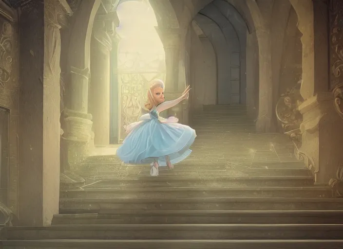 Cinderella Movie, Running Down The Stairs, cinderella running down the  stairs, HD phone wallpaper