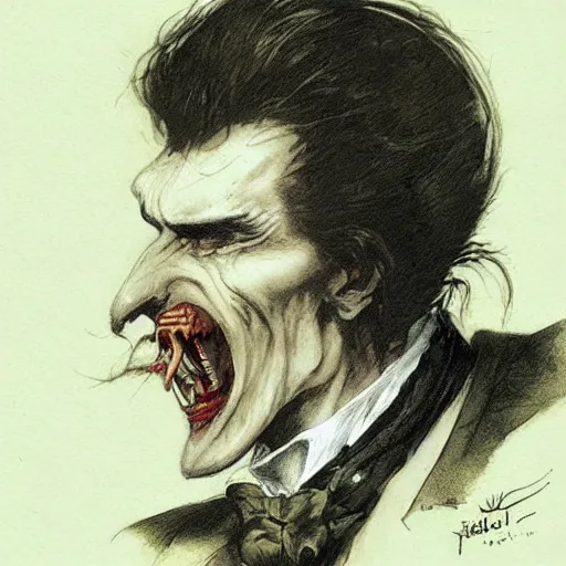 Image similar to dracula count high resolution, high quality, by jean - baptiste monge