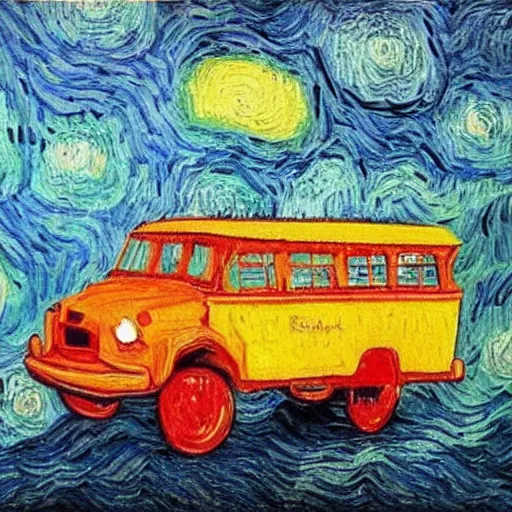 Prompt: ketchup van gogh