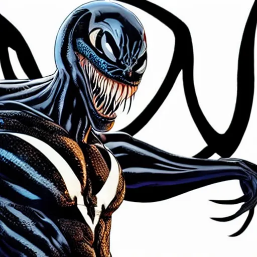 Prompt: Andrew Garfield as venom