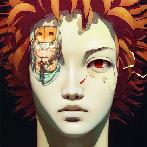 Image similar to citizen portrait soft light painted by james jean and katsuhiro otomo and erik jones, inspired by cowboy bebop anime, smooth face feature, intricate oil painting, high detail illustration, sharp high detail, manga and anime 1 9 9 9