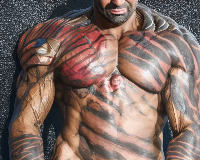 Image similar to dave bautista as goro. highly detailed 8 k. intricate. lifelike. soft diffused light. nikon d 8 5 0.
