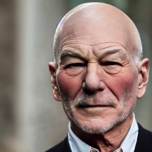 Image similar to patrick stewart mixed with ian mckellen