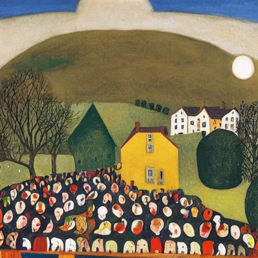 Image similar to woodstock by dora carrington