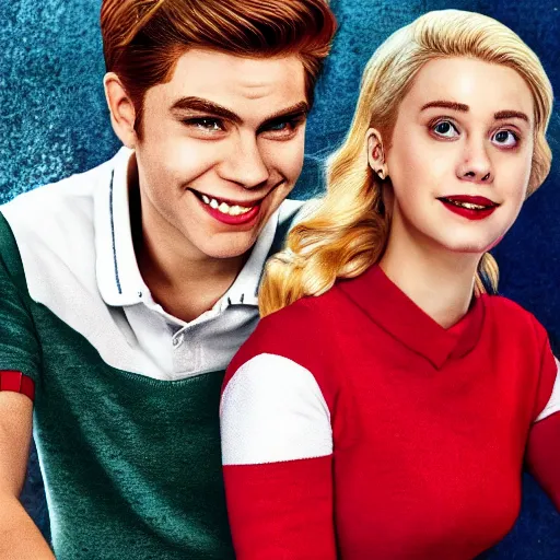 Prompt: Archie Andrews and Betty Cooper