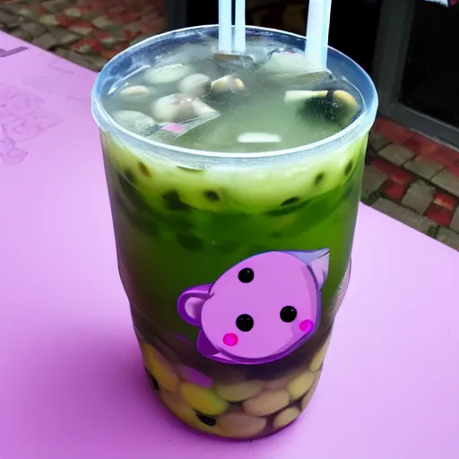 Image similar to Blobfish bubble tea