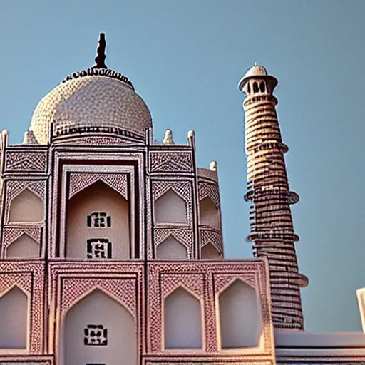 Prompt: Lego Taj Mahal