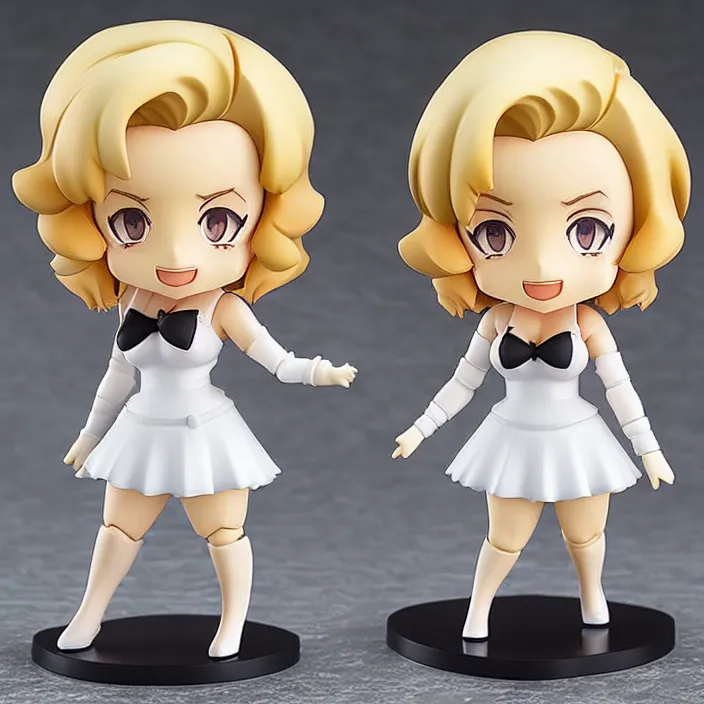 Image similar to [Marilyn Monroe], An anime Nendoroid of [Marilyn Monroe], figurine, detailed product photo