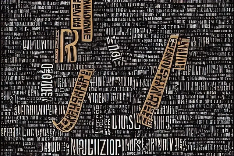 Prompt: threedimensional typography digital art by marcelo schultz