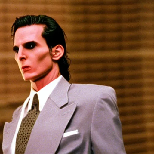 Image similar to greek statue of Patrick Bateman in American Psycho (1999)