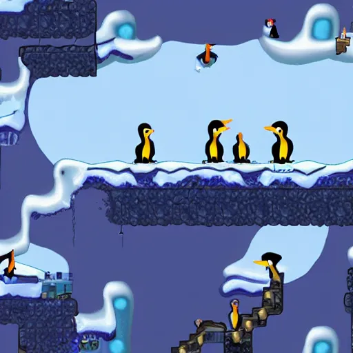 Prompt: this penguin game is the most popular steam game ever
