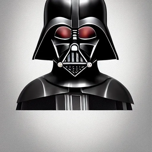 Image similar to darth vader putting stips of bacon on his helmet, digital art, photorealistic, hyperdetailed