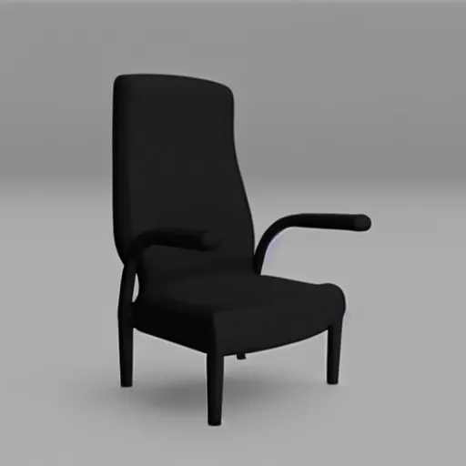 Prompt: chair sitting on a chair realistic