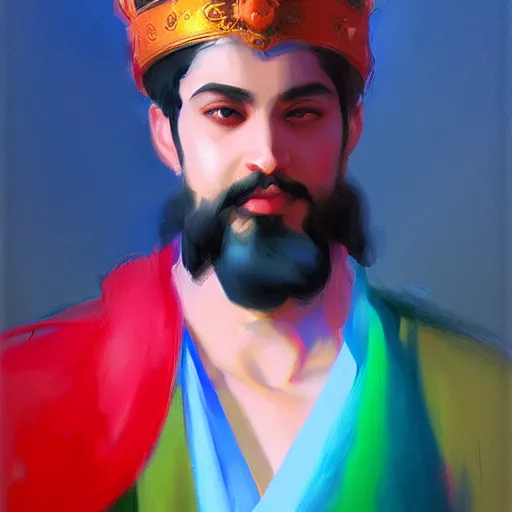 Prompt: persian prince by yanjun cheng