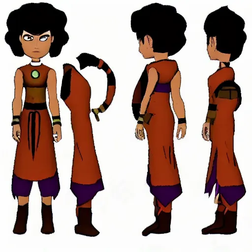 Image similar to female Avatar Aang